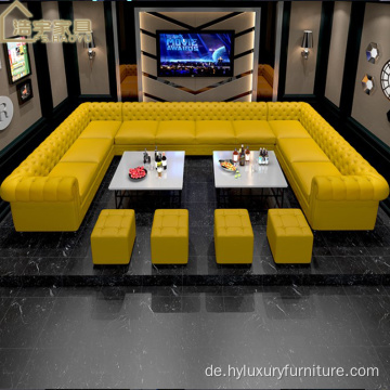 Nachtklub-Sofa-Möbel-moderne lederne Stand-Sitzplätze für Restaurant